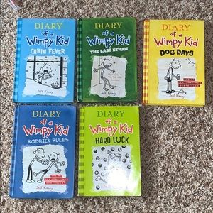 Diary of a Wimpy Kid books!!!!!!